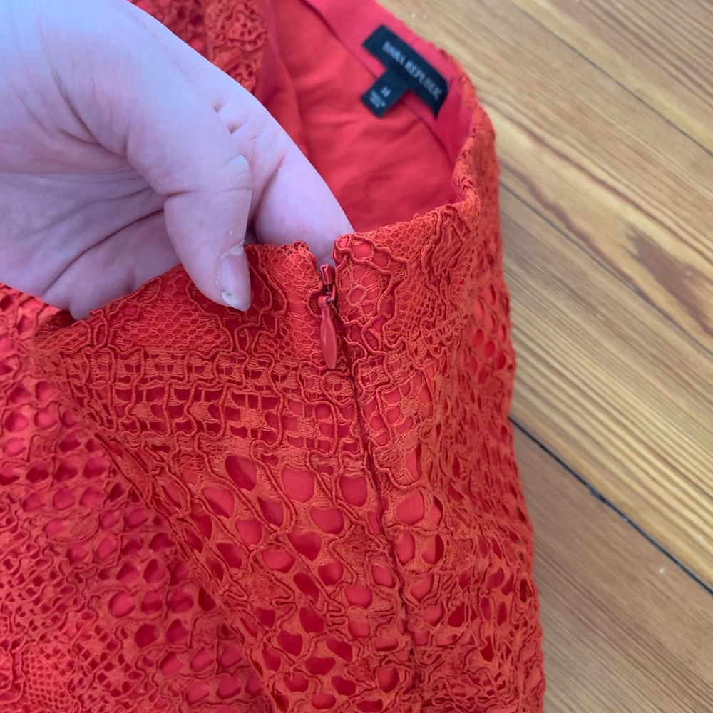 Banana republic Orange Lace Skirt - Picture 3 of 7